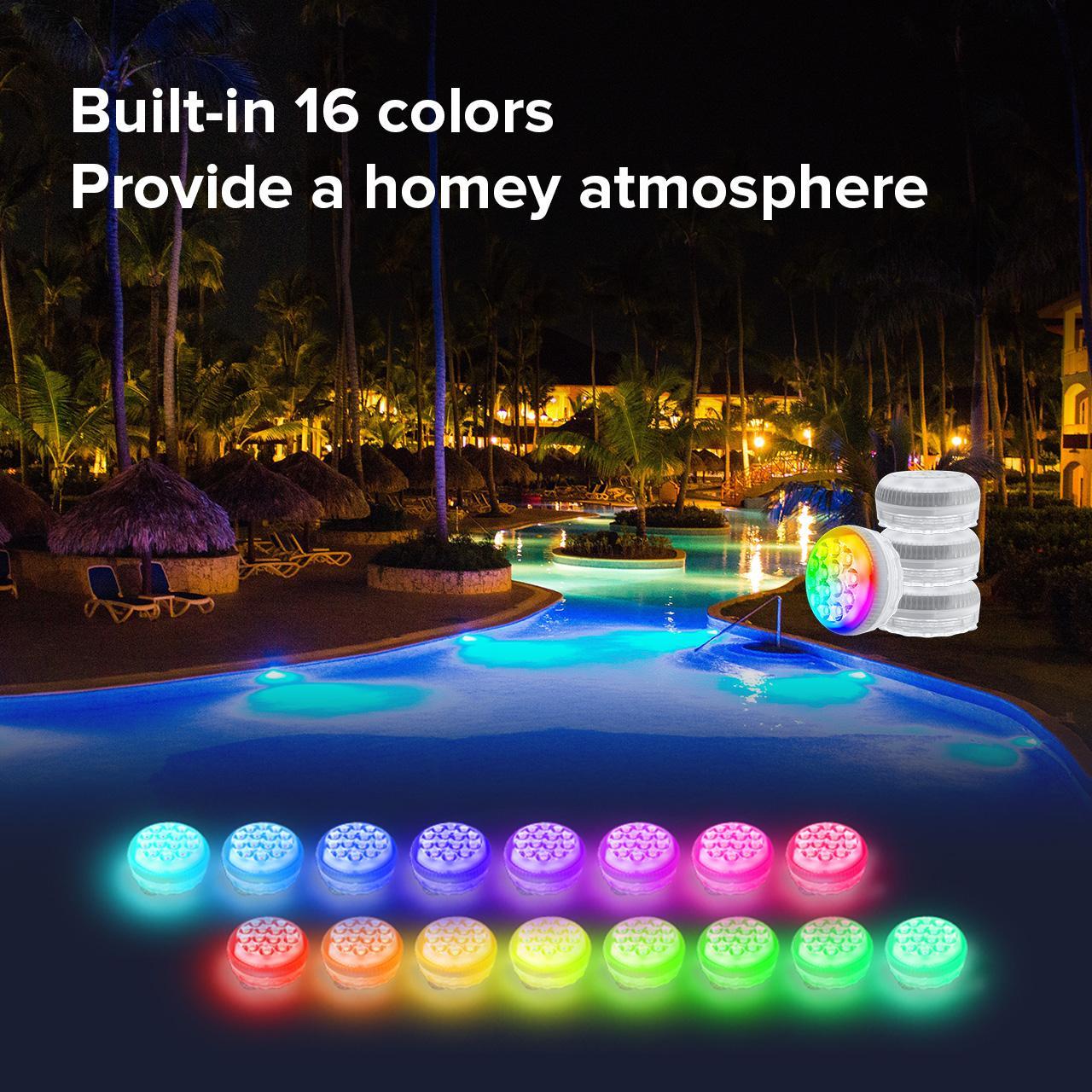 Waterproof RGB Pool Light, LED Lamp For Swimming Pool ,Pond, Shower, Bath