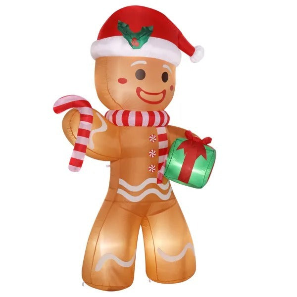 8ft Gingerbread Man Christmas Decoration