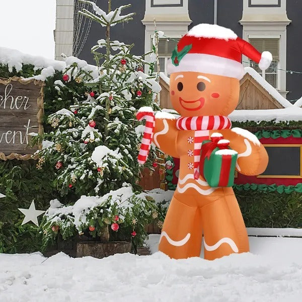 8ft Gingerbread Man Christmas Decoration