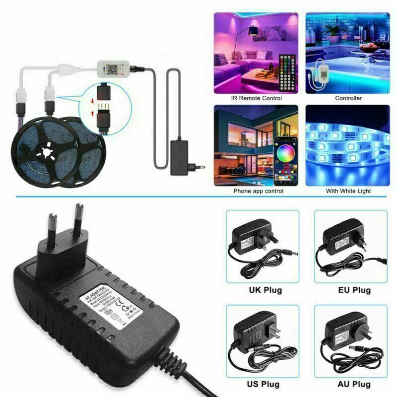 5050 RGB LED strip with Bluetooth and remote control