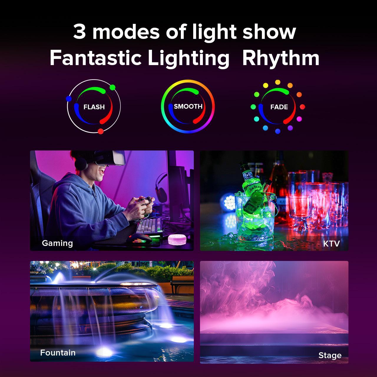 Waterproof RGB Pool Light, LED Lamp For Swimming Pool ,Pond, Shower, Bath