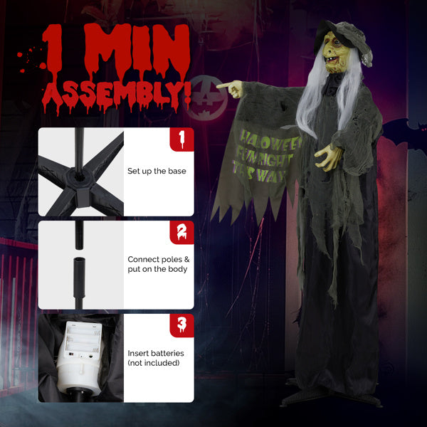 6FT Spooky Standing Halloween Decoration