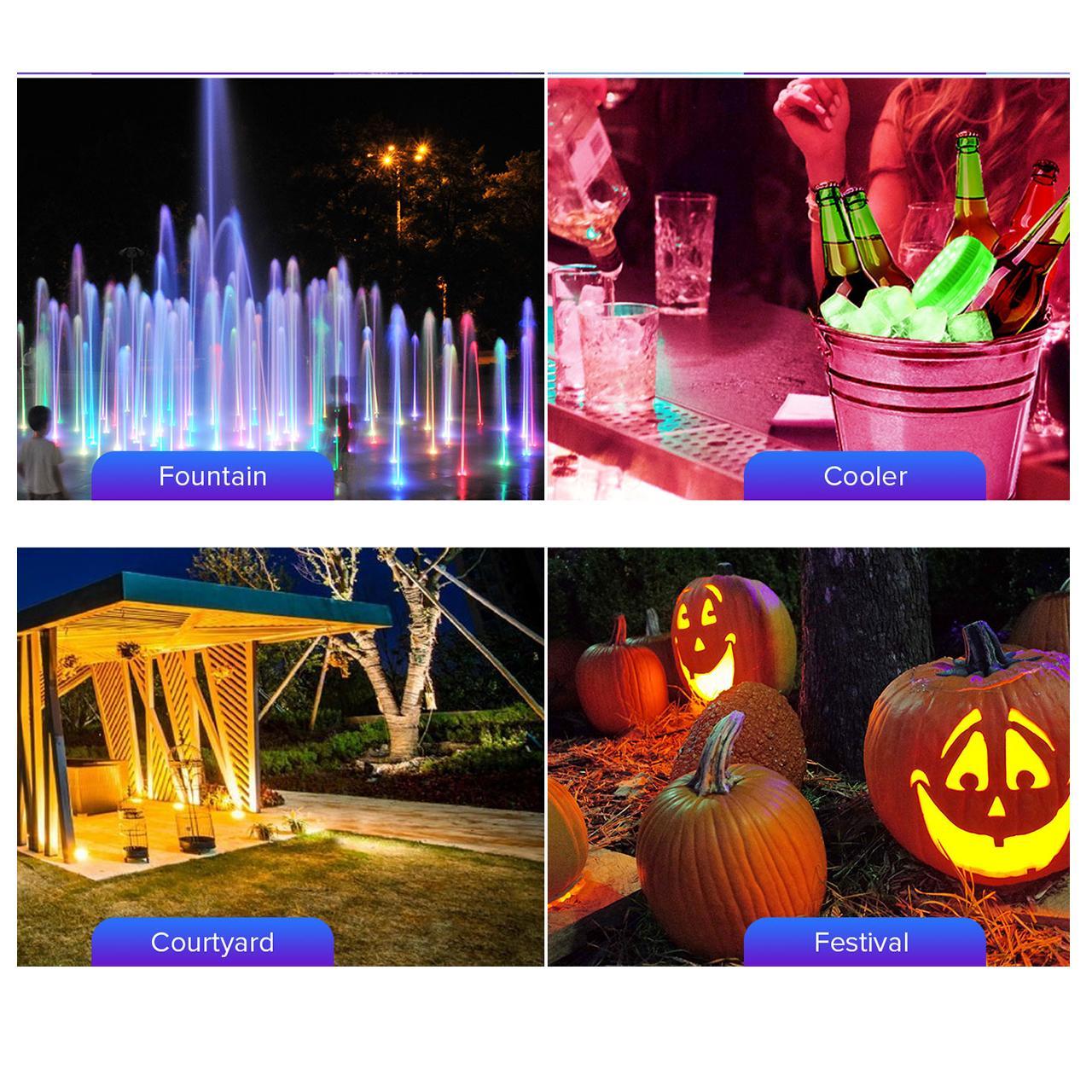 Waterproof RGB Pool Light, LED Lamp For Swimming Pool ,Pond, Shower, Bath