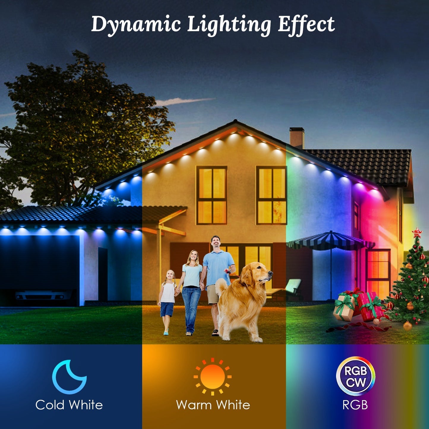 Permanent Outdoor Lighting | Works with Alexa & Google
