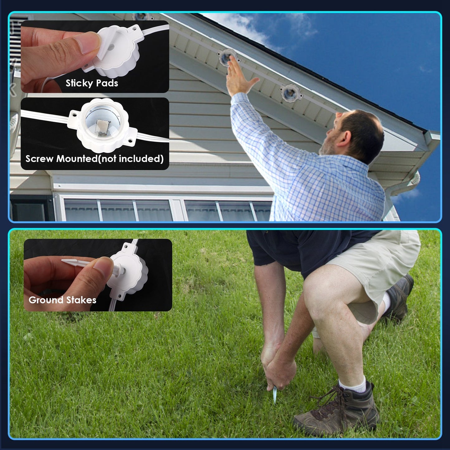 Permanent Outdoor Lighting | Works with Alexa & Google