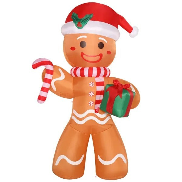 8ft Gingerbread Man Christmas Decoration